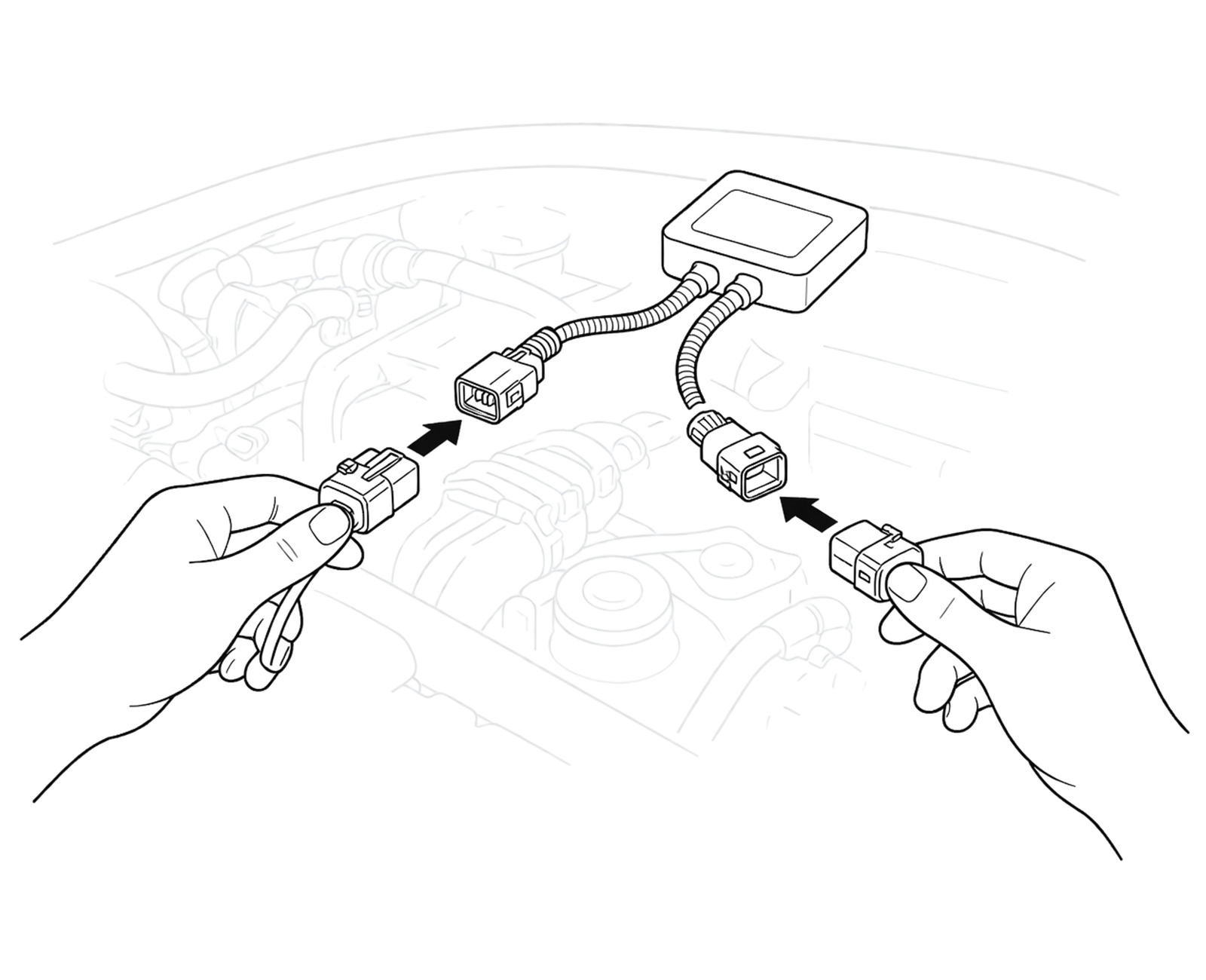 Step 3 – Connect each connector
